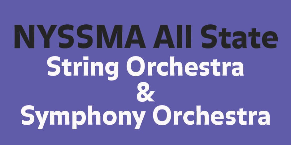 NYSSMA 2019 Orchestra Concert