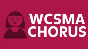 WCSMA Chorus with singing child logo