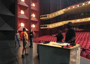 PAC Production Team in the Concert Hall