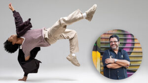 Ephrat Asherie company dancer and Arturo O'Farrill headshot