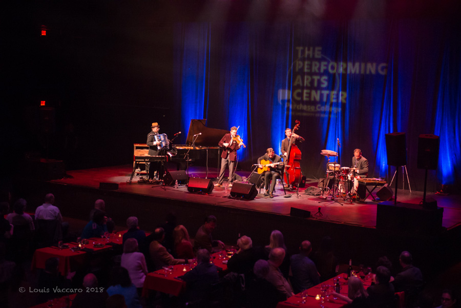 Jazz ensemble performs in the Repertory Theatre