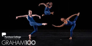 Three Purchase Dance Company dancers
