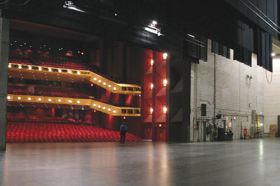 View of the Concert Hall from the stage