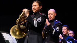 West Point Army Band french horn players